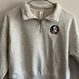 FSU Cropped Pullover